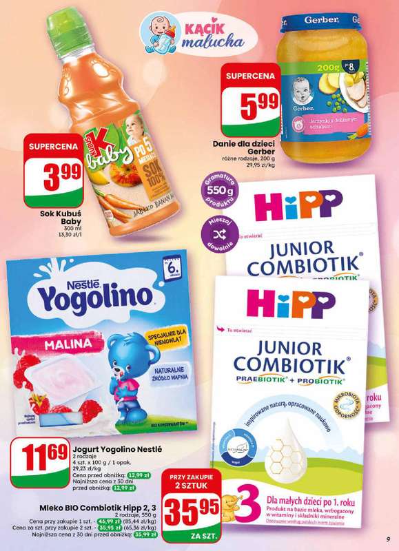 Dino - gazetka promocyjna Gazetka 30 / 2026 od środy 22.07 do wtorku 28.07 - strona 9