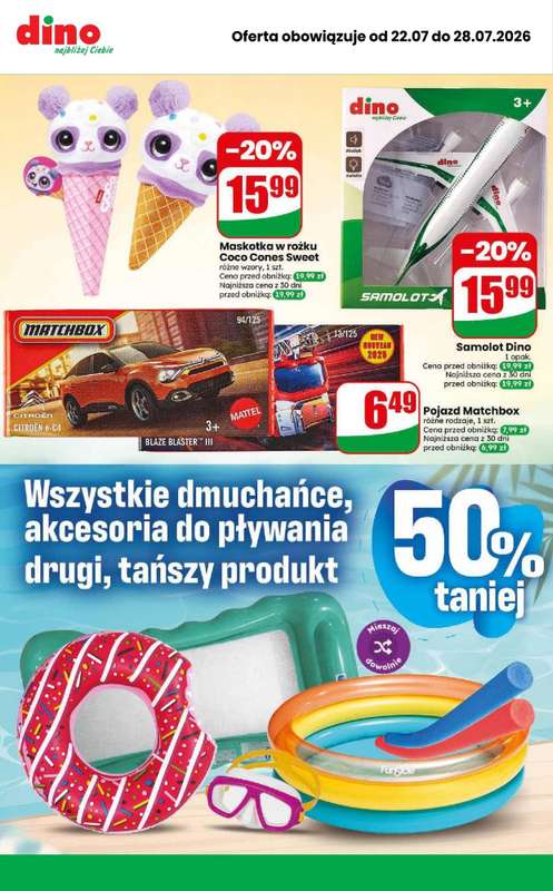 Dino - gazetka promocyjna MEGA promocje! od środy 22.07 do wtorku 28.07 - strona 10