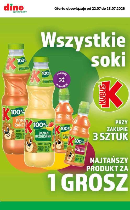 Dino - gazetka promocyjna MEGA promocje! od środy 22.07 do wtorku 28.07 - strona 8