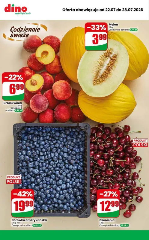 Dino - gazetka promocyjna MEGA promocje! od środy 22.07 do wtorku 28.07 - strona 9
