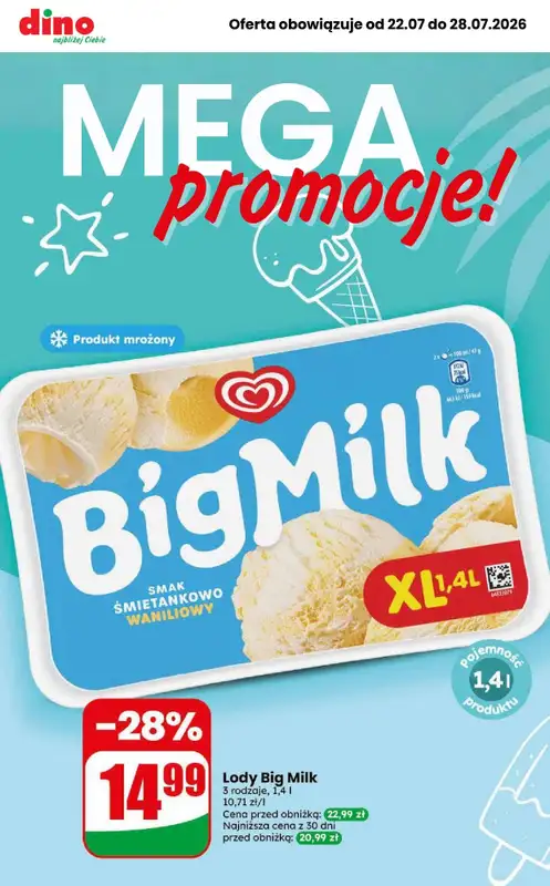 Dino - gazetka promocyjna MEGA promocje!  