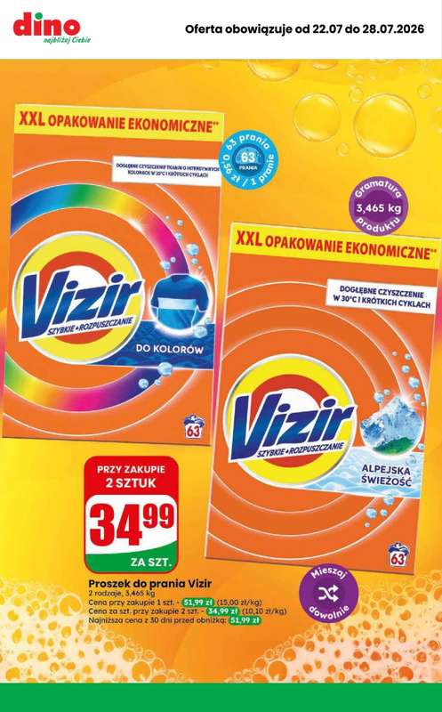 Dino - gazetka promocyjna MEGA promocje! od środy 22.07 do wtorku 28.07 - strona 3