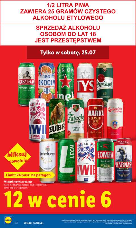 Lidl - gazetka promocyjna Oferta od czwartku od czwartku 23.07 do soboty 25.07 - strona 6