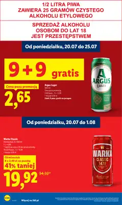 Lidl - gazetka promocyjna Oferta od czwartku od czwartku 23.07 do soboty 25.07 - strona 24