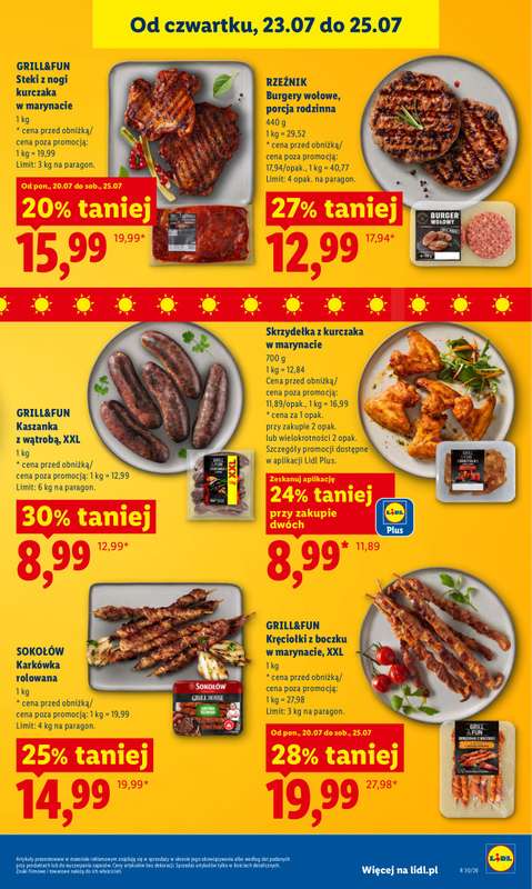 Lidl - gazetka promocyjna Oferta od czwartku od czwartku 23.07 do soboty 25.07 - strona 61