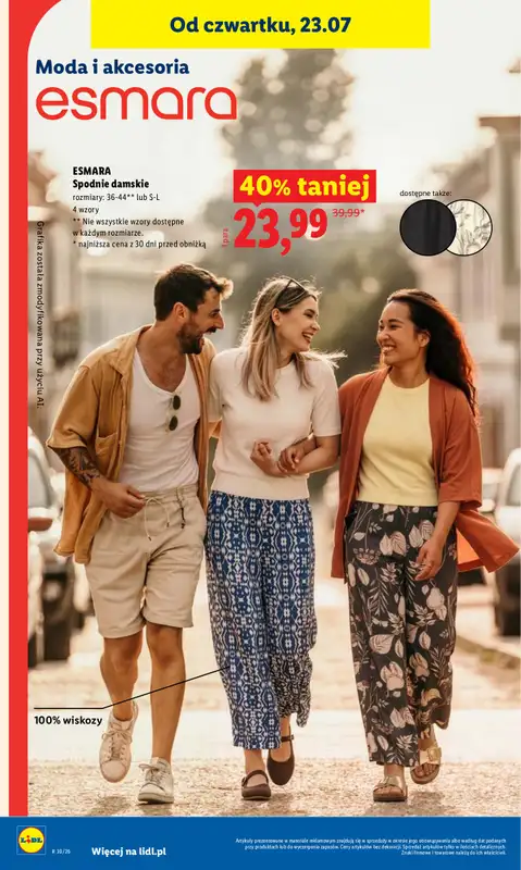 Lidl - gazetka promocyjna Oferta od czwartku od czwartku 23.07 do soboty 25.07 - strona 44