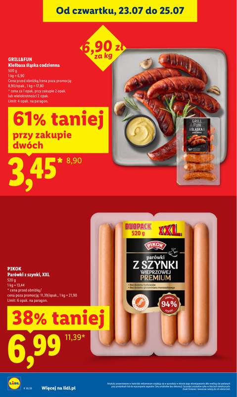 Lidl - gazetka promocyjna Oferta od czwartku od czwartku 23.07 do soboty 25.07 - strona 8