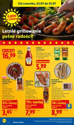 Lidl - gazetka promocyjna Oferta od czwartku od czwartku 23.07 do soboty 25.07 - strona 62