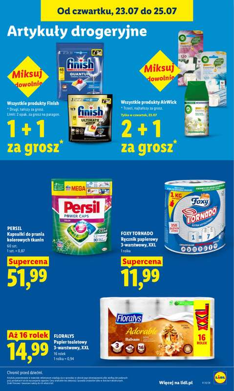 Lidl - gazetka promocyjna Oferta od czwartku od czwartku 23.07 do soboty 25.07 - strona 95