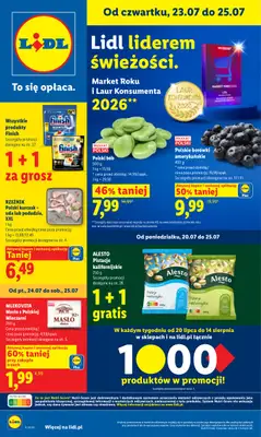 Lidl - gazetka promocyjna Oferta od czwartku od czwartku 23.07 do soboty 25.07