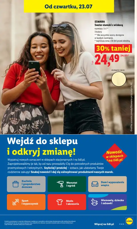 Lidl - gazetka promocyjna Oferta od czwartku od czwartku 23.07 do soboty 25.07 - strona 45