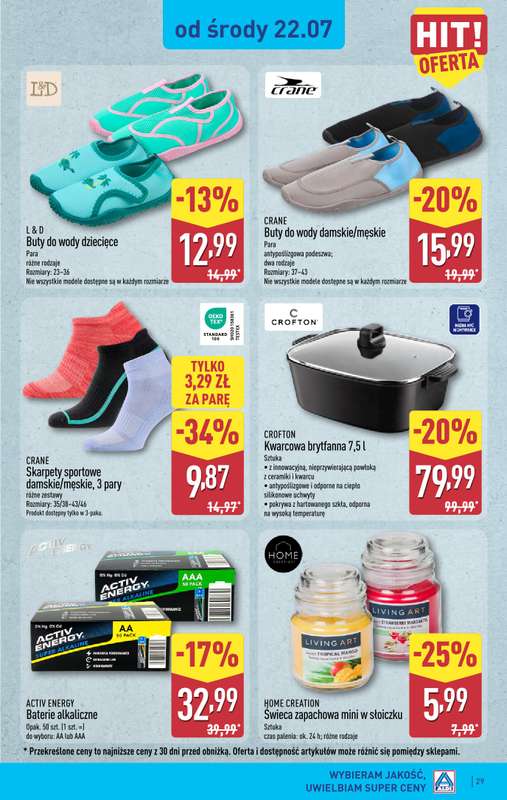 Aldi - gazetka promocyjna Pełny katalog! od poniedziałku 20.07 do soboty 25.07 - strona 29