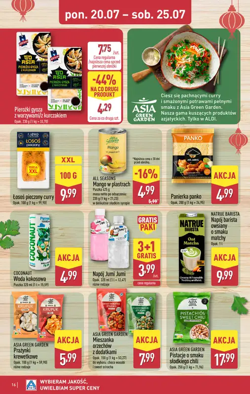Aldi - gazetka promocyjna Pełny katalog! od poniedziałku 20.07 do soboty 25.07 - strona 16