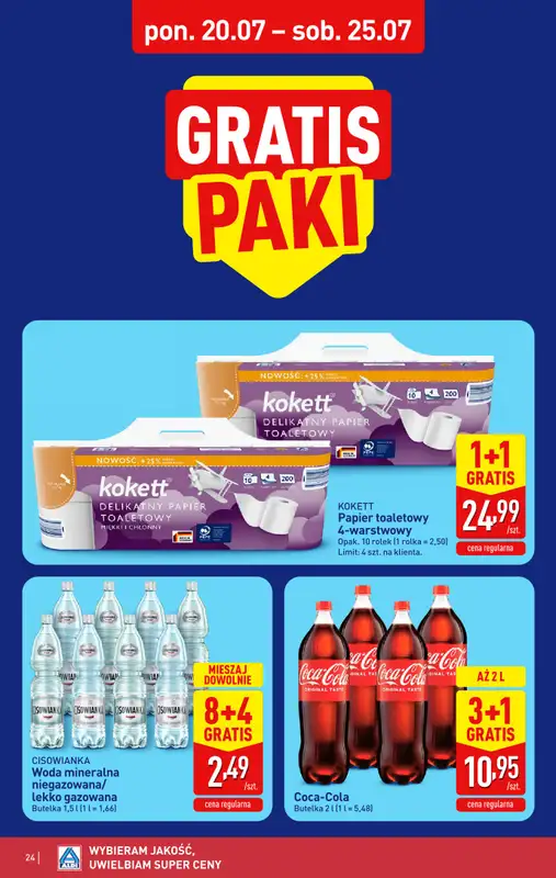 Aldi - gazetka promocyjna Pełny katalog! od poniedziałku 20.07 do soboty 25.07 - strona 24