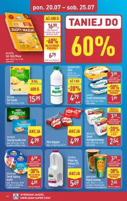 Aldi - gazetka promocyjna Pełny katalog! od poniedziałku 20.07 do soboty 25.07 - strona 14