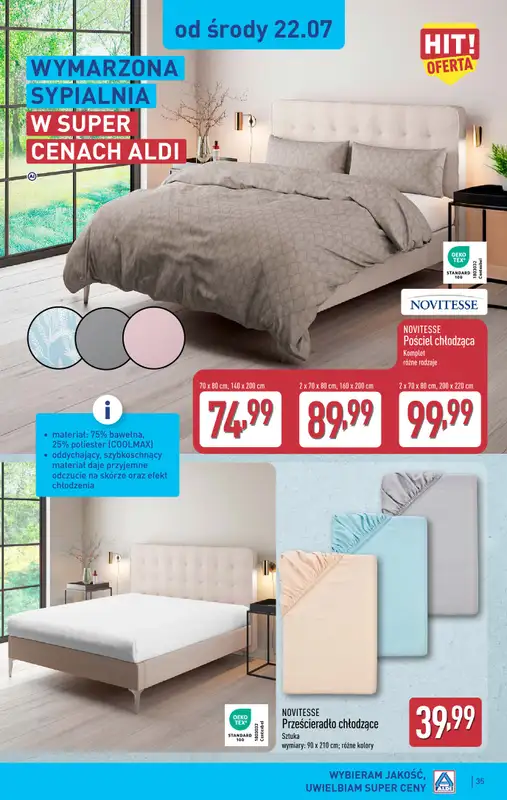 Aldi - gazetka promocyjna Pełny katalog! od poniedziałku 20.07 do soboty 25.07 - strona 35