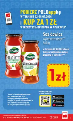 POLOmarket - gazetka promocyjna Kupuj taniej z aplikacją lub polokartą od środy 22.07 do wtorku 28.07 - strona 3