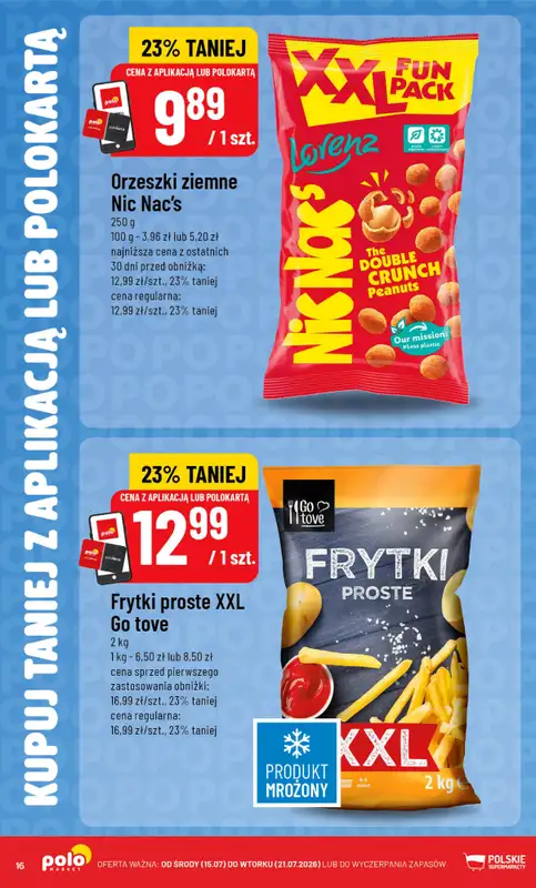 POLOmarket - gazetka promocyjna Kupuj taniej z aplikacją lub polokartą od środy 22.07 do wtorku 28.07 - strona 16