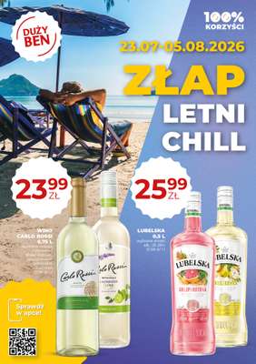 Duży Ben - gazetka promocyjna Gazetka alkoholowa od czwartku 23.07 do środy 05.08