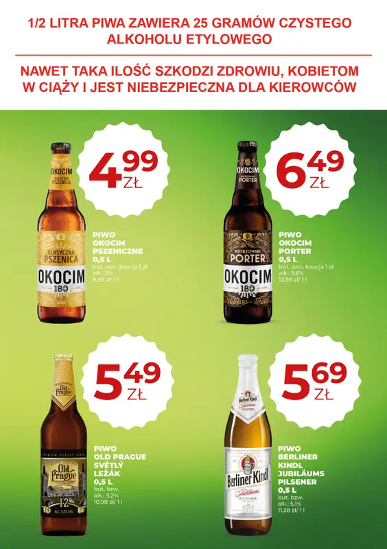 Duży Ben - gazetka promocyjna Gazetka piwna od czwartku 23.07 do środy 05.08 - strona 5
