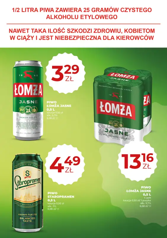 Duży Ben - gazetka promocyjna Gazetka piwna od czwartku 23.07 do środy 05.08 - strona 7
