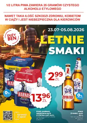 Duży Ben - gazetka promocyjna Gazetka piwna od czwartku 23.07 do środy 05.08