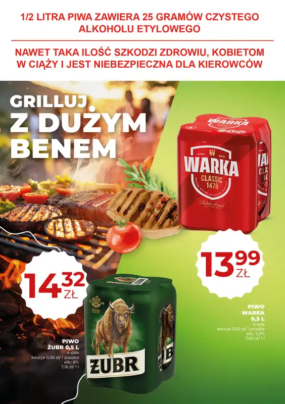 Duży Ben - gazetka promocyjna Gazetka piwna od czwartku 23.07 do środy 05.08 - strona 8