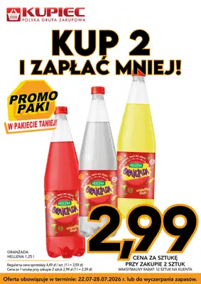 Kupiec - gazetka promocyjna Promopaki od środy 22.07 do wtorku 28.07 - strona 10