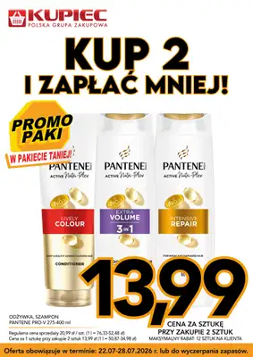 Kupiec - gazetka promocyjna Promopaki od środy 22.07 do wtorku 28.07 - strona 14