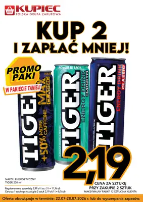 Kupiec - gazetka promocyjna Promopaki od środy 22.07 do wtorku 28.07 - strona 15