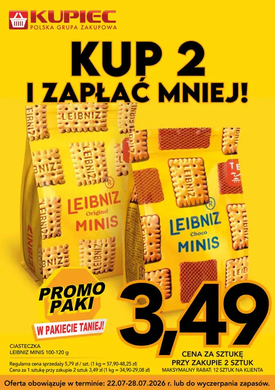 Kupiec - gazetka promocyjna Promopaki od środy 22.07 do wtorku 28.07 - strona 11