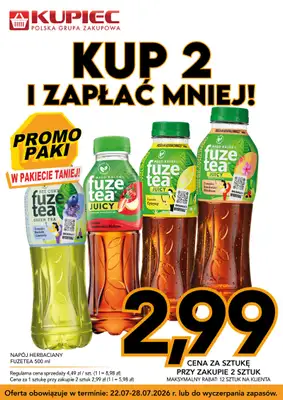 Kupiec - gazetka promocyjna Promopaki od środy 22.07 do wtorku 28.07 - strona 9