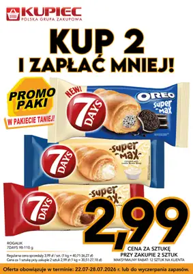 Kupiec - gazetka promocyjna Promopaki od środy 22.07 do wtorku 28.07 - strona 2