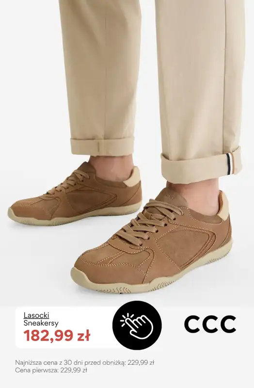 CCC - gazetka promocyjna SALE - Sneakersy męskie od środy 22.07  - strona 9