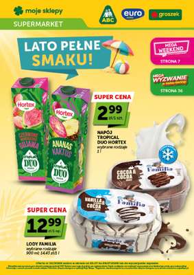 Groszek - gazetka promocyjna Gazetka Supermarket  do środy 29.07