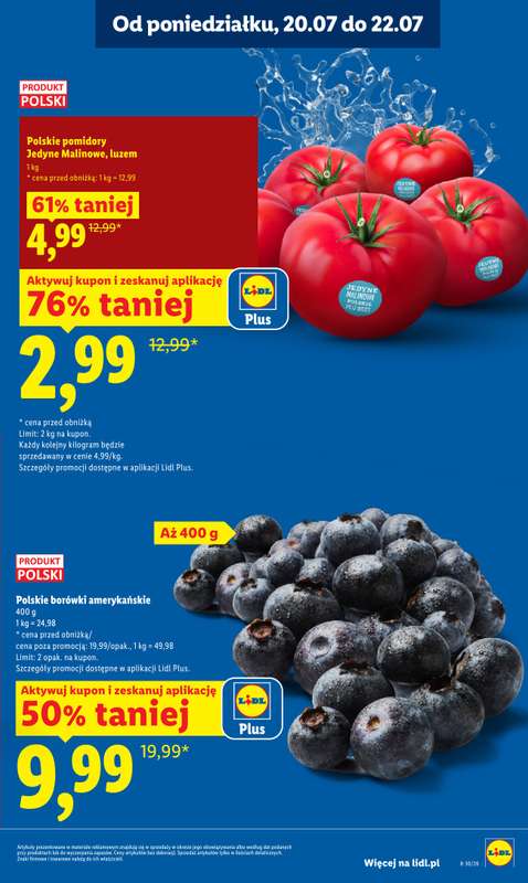 Lidl - gazetka promocyjna Oferta od poniedziałku od poniedziałku 20.07 do środy 22.07 - strona 13