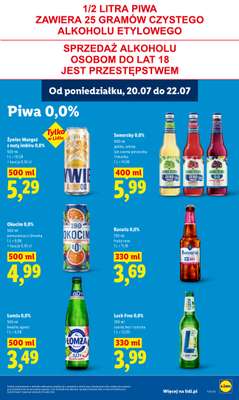 Lidl - gazetka promocyjna Oferta od poniedziałku od poniedziałku 20.07 do środy 22.07 - strona 77