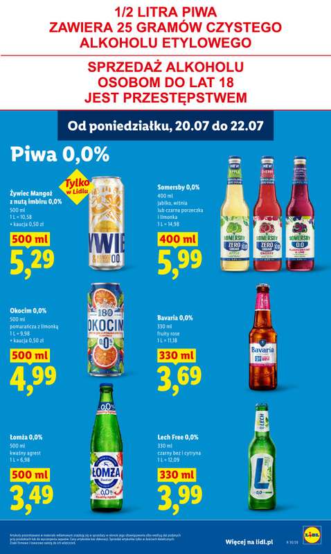 Lidl - gazetka promocyjna Oferta od poniedziałku od poniedziałku 20.07 do środy 22.07 - strona 77