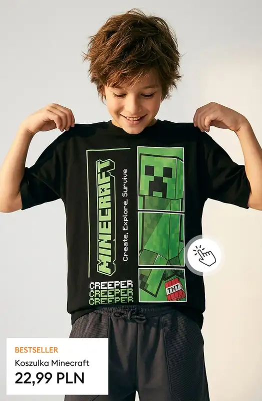 Sinsay - gazetka promocyjna Licencje! (Minecraft, Hello Kitty, Psi Patrol i inni!) od środy 22.07  - strona 4