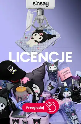 Sinsay - gazetka promocyjna Licencje! (Minecraft, Hello Kitty, Psi Patrol i inni!) od środy 22.07 