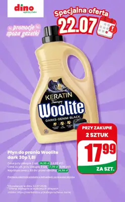 Dino - gazetka promocyjna Płyn do prania - oferta na 22.07 | Promocje spoza gazetki od środy 22.07 do środy 22.07
