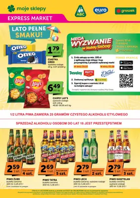 Groszek - gazetka promocyjna Gazetka Expressmarket  do środy 05.08
