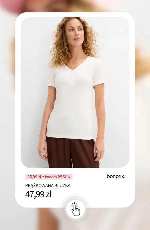 bonprix - gazetka promocyjna -25% na wybrane produkty + darmowa dostawa! od środy 22.07 do niedzieli 26.07 - strona 10