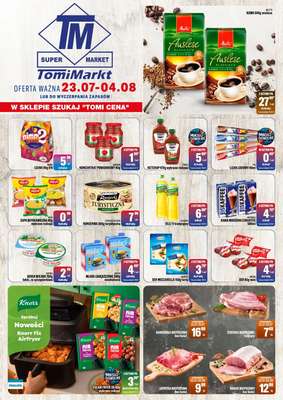 Tomi Markt - gazetka promocyjna Gazetka od czwartku 23.07 do wtorku 04.08