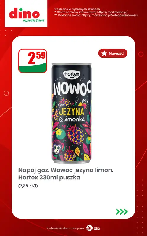Dino - gazetka promocyjna Nowości w Dino! od środy 22.07  - strona 4