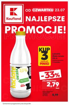 Kaufland - gazetka promocyjna Najlepsze promocje! od czwartku 23.07 do środy 29.07