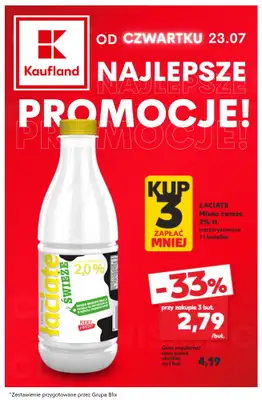 Kaufland - gazetka promocyjna Najlepsze promocje! od czwartku 23.07 do środy 29.07