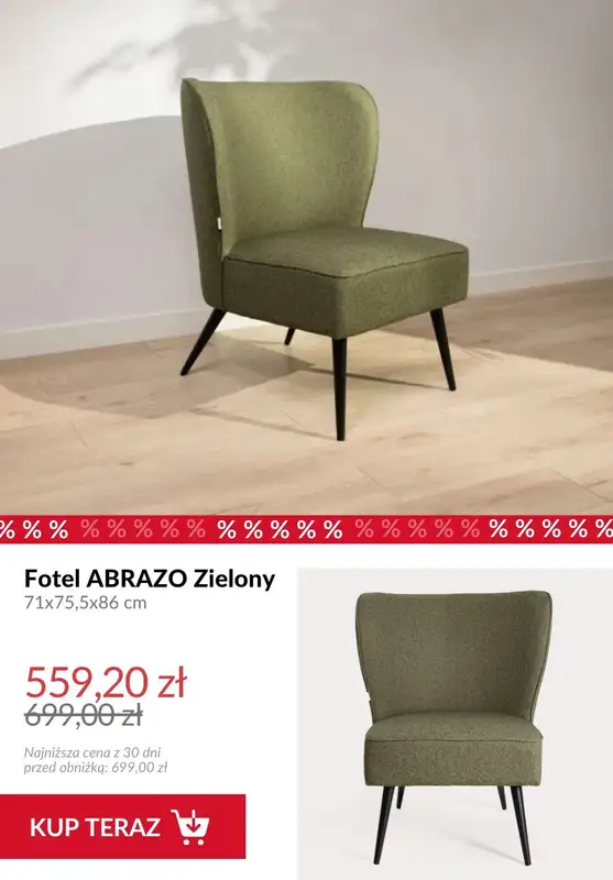 Homla - gazetka promocyjna Meble wypoczynkowe na promocji od środy 22.07  - strona 2