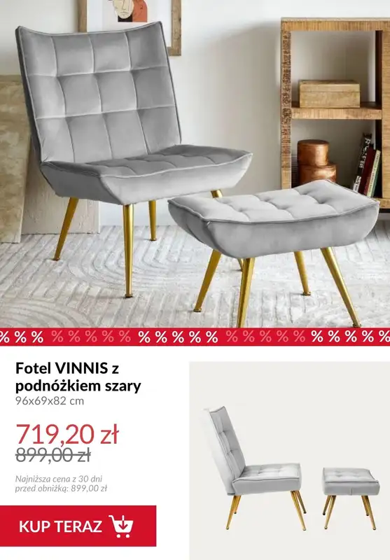 Homla - gazetka promocyjna Meble wypoczynkowe na promocji od środy 22.07  - strona 9