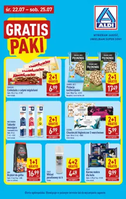 Aldi - gazetka promocyjna Wybrane produkty w super cenach Aldi! od środy 22.07 do soboty 25.07 - strona 3